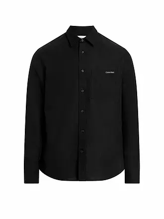 CALVIN KLEIN JEANS | Leinenhemd | weiss