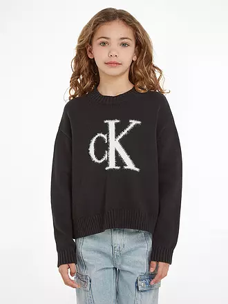 CALVIN KLEIN JEANS | Mädchen Pullover | schwarz