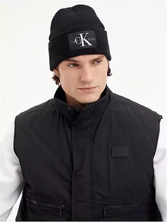 CALVIN KLEIN JEANS | Mütze - Beanie | schwarz