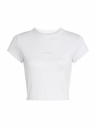 CALVIN KLEIN JEANS | T-Shirt Cropped Fit | hellgrün