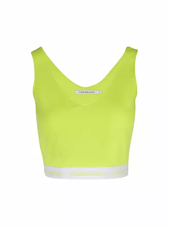 CALVIN KLEIN JEANS | Top Cropped Fit | gelb