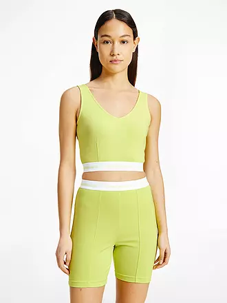 CALVIN KLEIN JEANS | Top Cropped Fit | gelb