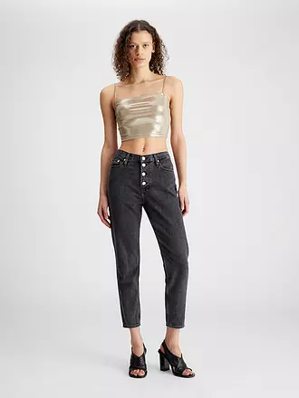 CALVIN KLEIN JEANS | Top Cropped Fit | gold