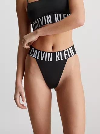 CALVIN KLEIN | Bikinihose - String | schwarz
