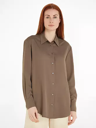 CALVIN KLEIN | Bluse | hellbraun