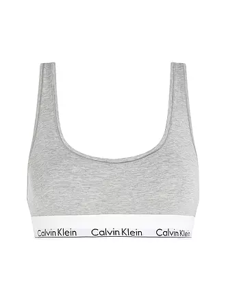 CALVIN KLEIN | Bralette - Bustier MODERN COTTON heather grey | grau