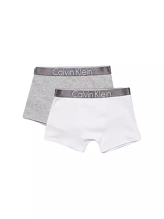 CALVIN KLEIN | Jungen Pants 2er Pkg Customized Stretch Grey/White | schwarz