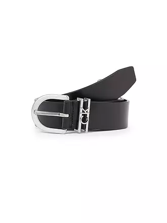 CALVIN KLEIN | Ledergürtel | schwarz