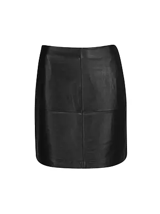 CALVIN KLEIN | Lederrock | schwarz