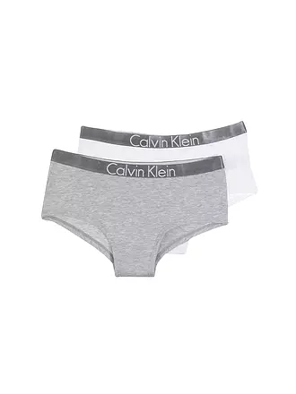 CALVIN KLEIN | Mädchen Panties 2er Pkg Customized Stretch Grey/White | grau