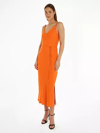 CALVIN KLEIN | Midikleid | orange