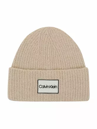 CALVIN KLEIN | Mütze - Beanie | creme
