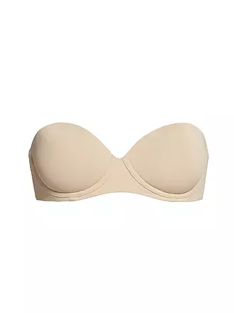 CALVIN KLEIN | Push Up BH Strapless black | beige