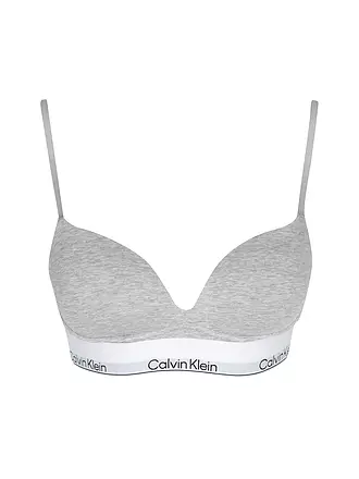 CALVIN KLEIN | Push Up BH grey | schwarz