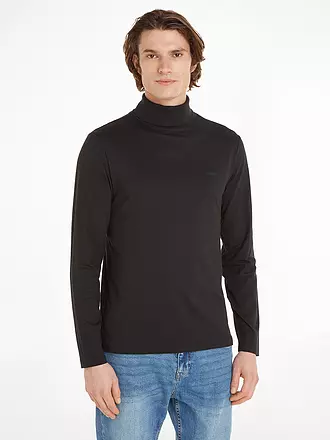CALVIN KLEIN | Rollkragenshirt | schwarz