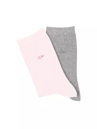 CALVIN KLEIN | Socken 2er Pkg. black | rosa