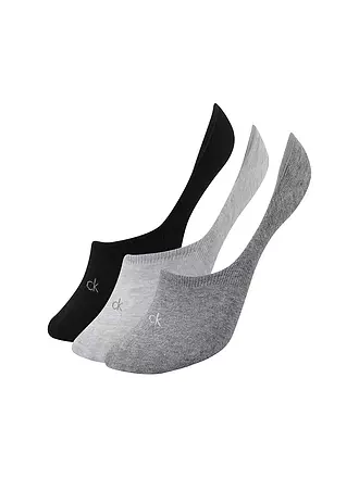 CALVIN KLEIN | Socken 3er Pkg white | grau