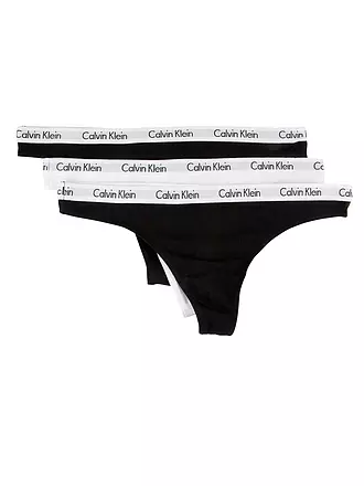 CALVIN KLEIN | String 3-er Pkg. multi | schwarz