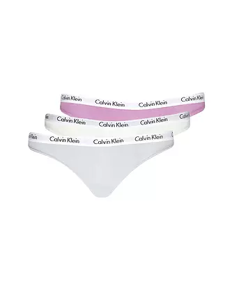 CALVIN KLEIN | String 3-er Pkg. multi | schwarz