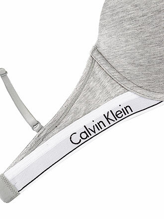 CALVIN KLEIN | T-Shirt BH MODERN COTTON Grey HEATHER | grau