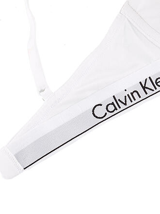 CALVIN KLEIN | T-Shirt BH MODERN COTTON Grey HEATHER | weiß