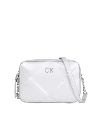 CALVIN KLEIN | Tasche - Crossbody Bag RE-LOCK | silber