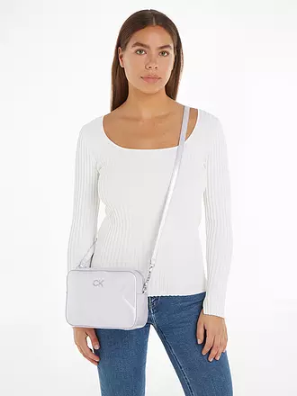 CALVIN KLEIN | Tasche - Crossbody Bag RE-LOCK | silber