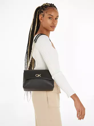 CALVIN KLEIN | Tasche - Umhängetasche RE-LOCK | schwarz