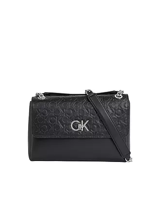 CALVIN KLEIN | Tasche - Umhängetasche RE-LOCK | schwarz