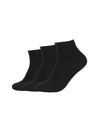 CAMANO |  Sneakersocken 3er Pkg weiss | schwarz