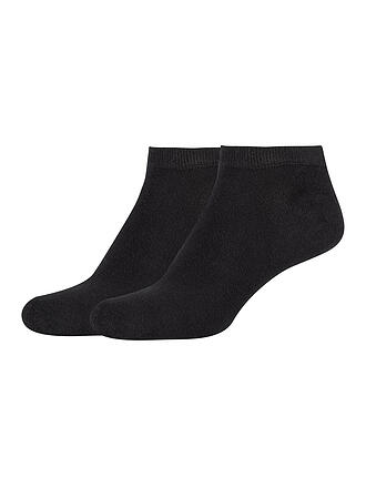 CAMANO |  Sneakersocken Silky 2er Pkg black | weiss