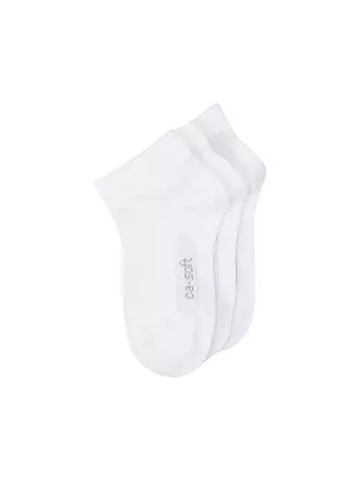 CAMANO | Jungen Sneakersocken 3er Pkg white | blau