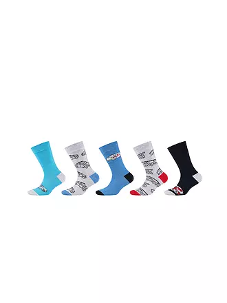 CAMANO | Jungen Socken 5er Pkg. black | blau