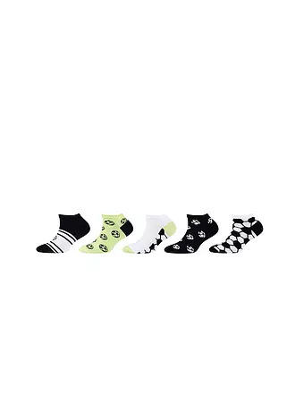 CAMANO | Jungen Socken 5er Pkg. black | grün