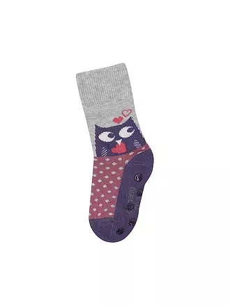 CAMANO | Jungen Socken fog melange | lila