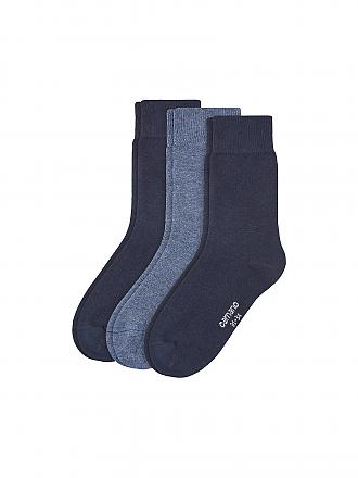 CAMANO | Jungen-Socken 3er Pkg. navy jeans | rosa