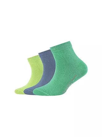CAMANO | Kinder-Socken 3-er Pkg. baltic sea | grün