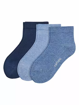 CAMANO | Kinder-Socken 3-er Pkg. | blau