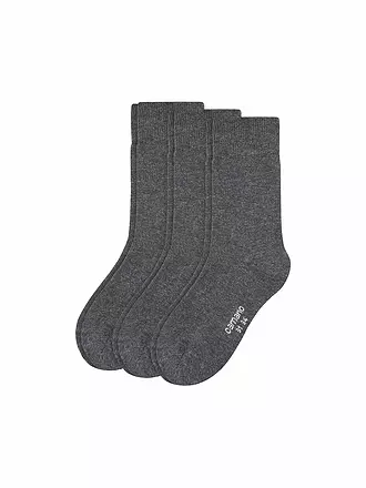 CAMANO | Mädchen Socken 3er Pkg orchid smoke | grau