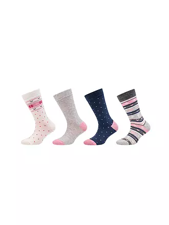 CAMANO | Mädchen Socken 4er Pkg offwhite | creme