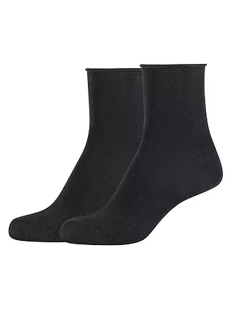 CAMANO | Rollsocken 2er Pkg black | grau