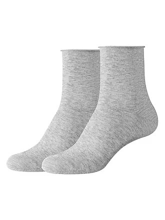 CAMANO | Rollsocken 2er Pkg black | grau