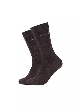 CAMANO | Socken 2-er Pkg. anthrazit | braun