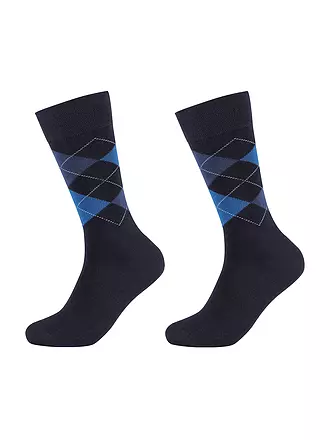 CAMANO | Socken 2-er Pkg. navy | hellbraun