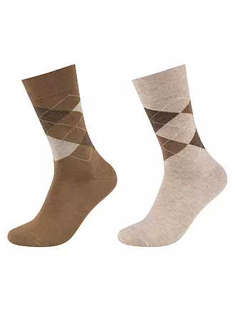 CAMANO | Socken 2-er Pkg. petrified oak | blau