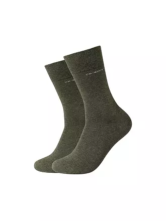 CAMANO | Socken 2er Pkg Olive | braun