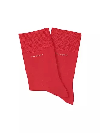 CAMANO | Socken 2er Pkg weiss | rot