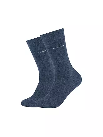 CAMANO | Socken 2er Pkg. CA-SOFT sand melange | blau