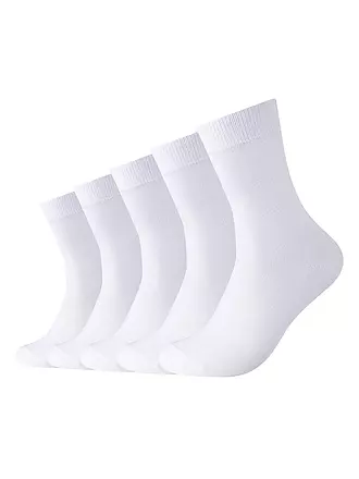 CAMANO | Socken BASIC 5-er Pkg anthracite melange | weiss