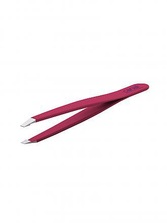 CANAL | Haarpinzette rostfrei/gerade 95mm (Fuxia) 2015-02 | pink